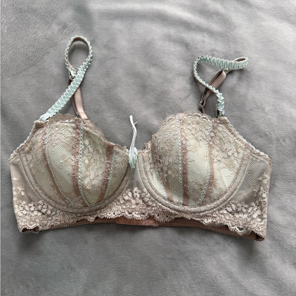Lace Women's Bra - Cream and Pastel